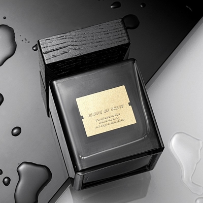 Square Luxury Black Glass Home Fragrance Reed Diffuser 500ml cho ngày lễ