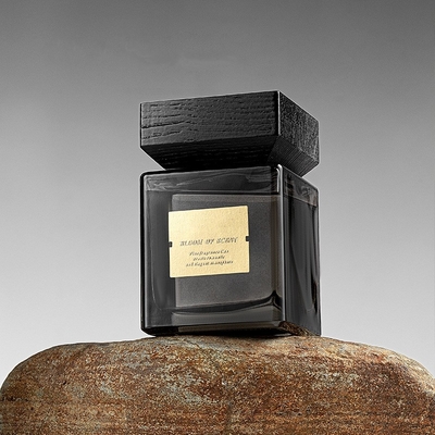 Square Luxury Black Glass Home Fragrance Reed Diffuser 500ml cho ngày lễ