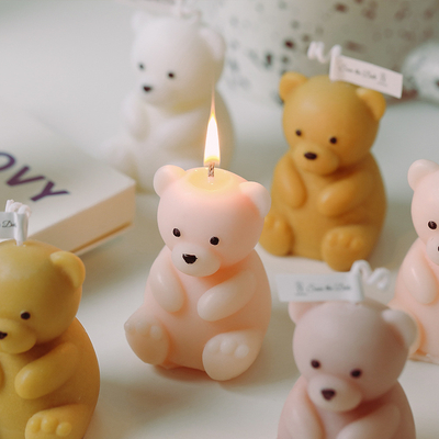 Nến thơm hình gấu bông dễ thương AROMA HOME DIY tùy chỉnh