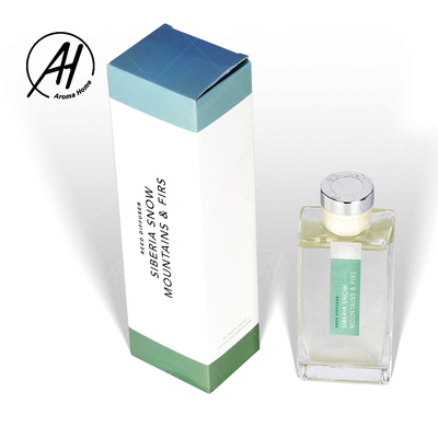 Chai thủy tinh khách sạn Dầu làm mát không khí Que sậy khuếch tán 100ML có hộp đóng gói