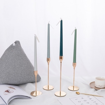 Handmade Không Khói Màu Gradient Cao Côn Ăn Tối Sáp Nến Thơm Với Bấc Bông