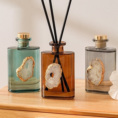 Luxury Home nước hoa Air Freshener nhãn riêng chai thủy tinh Reed Diffuser Sets