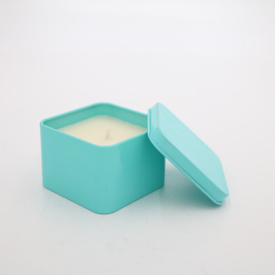 Nến khoa học kim loại hình vuông 5 Oz 14 Oz được cá nhân hóa cho du lịch