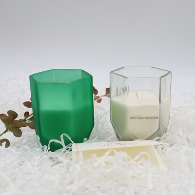 Aroma Home Soy Wax Nến thơm với lọ nến hình lục giác tùy chỉnh để trang trí nội thất