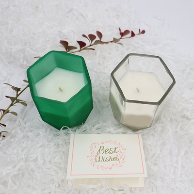 Aroma Home Soy Wax Nến thơm với lọ nến hình lục giác tùy chỉnh để trang trí nội thất