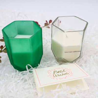 Aroma Home Soy Wax Nến thơm với lọ nến hình lục giác tùy chỉnh để trang trí nội thất