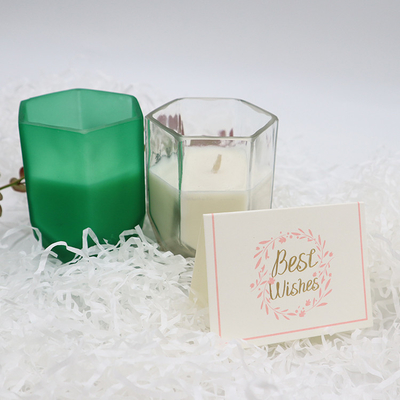 Aroma Home Soy Wax Nến thơm với lọ nến hình lục giác tùy chỉnh để trang trí nội thất