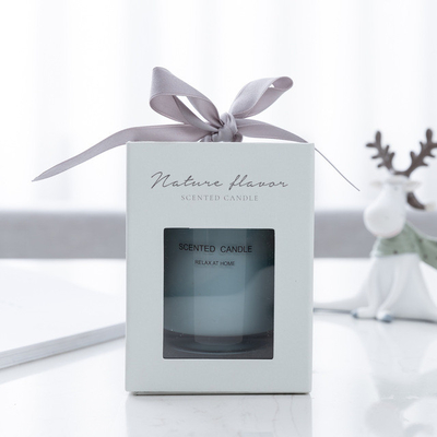 Aroma Home OEM Sáp đậu nành Tùy chỉnh in thủy tinh Nến thơm