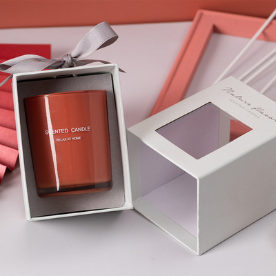 Aroma Home OEM Sáp đậu nành Tùy chỉnh in thủy tinh Nến thơm