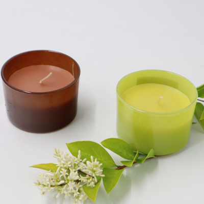 Sáp Đậu Nành OEM Hương thơm Nhà Nến Dừa Và Vôi 4oz