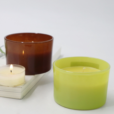Sáp Đậu Nành OEM Hương thơm Nhà Nến Dừa Và Vôi 4oz