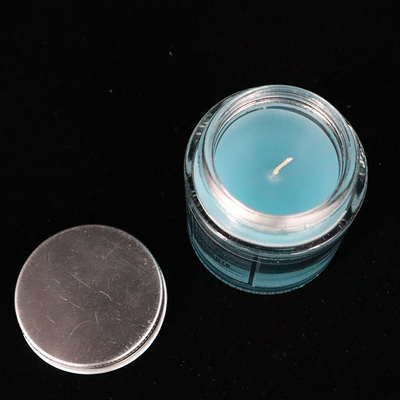 12 oz Lọ mứt thủy tinh màu xanh tự chế Nến Oải hương thơm cho phòng tắm phòng ngủ