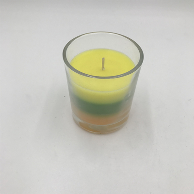 Hương thơm Trang chủ đầy màu sắc Lớp Gradient Sáp thơm Parafin nến