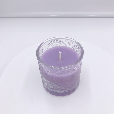 SGS Organic Purple Essential Oil Aroma Home Candle Tặng kèm Hộp quà 120g