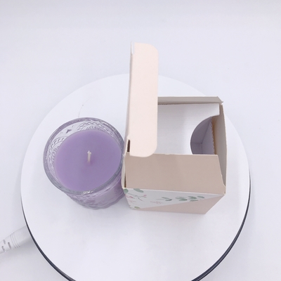 SGS Organic Purple Essential Oil Aroma Home Candle Tặng kèm Hộp quà 120g
