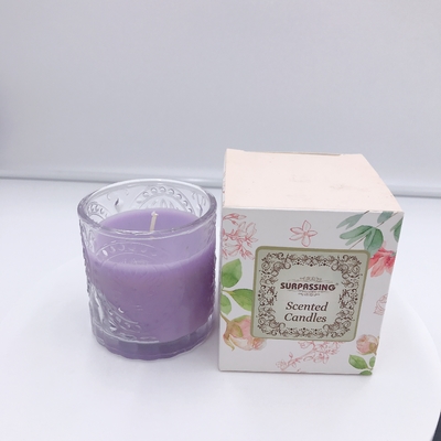 SGS Organic Purple Essential Oil Aroma Home Candle Tặng kèm Hộp quà 120g