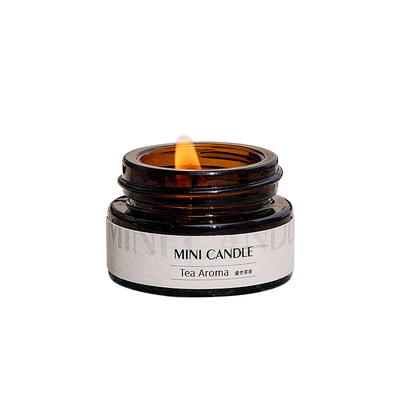 Aroma Mini Amber Glass 3oz Mason Jar Nến cho giấc ngủ Spa