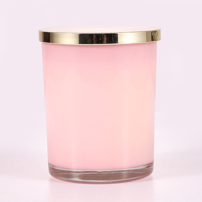 Pastel Lọ thủy tinh 14.5oz Nến thơm Hoa trà bạch đàn với hương thơm tùy chỉnh