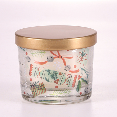 In tùy chỉnh MSDS Mini 1.6oz Lọ đựng nến thủy tinh có hương thơm Cocktail có nắp kim loại