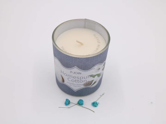 Oem Trắng lọ thủy tinh nhỏ nến Đèn pha trà 5 Oz Sáp đậu nành