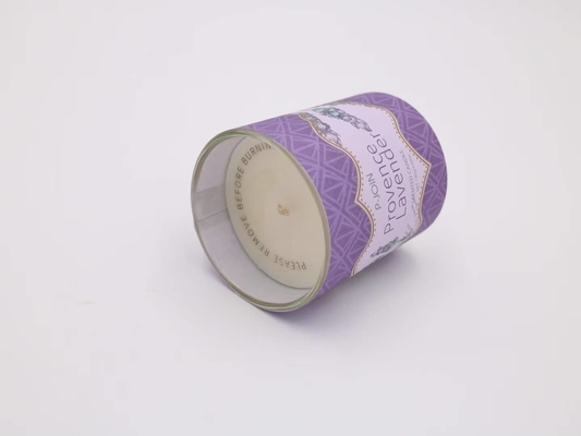 Oem Trắng lọ thủy tinh nhỏ nến Đèn pha trà 5 Oz Sáp đậu nành