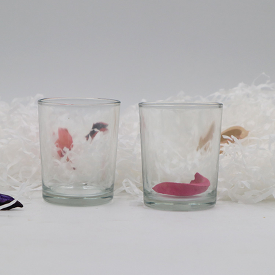 Thủy tinh trong suốt rỗng Ly đựng nến Tealight Lọ 5.5x6.8