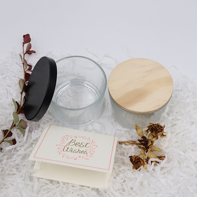 Aroma Home Kính trong suốt Trang trí cốc nến Tealight 11x8 cho các tấm trung tâm