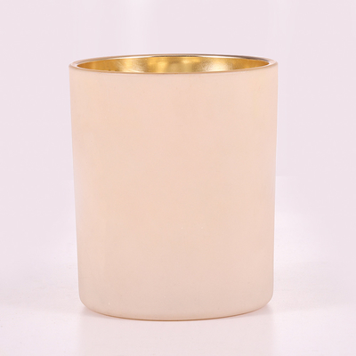 Nến thơm lọ thủy tinh vàng 6 Oz được cá nhân hóa có nắp đậy 40g