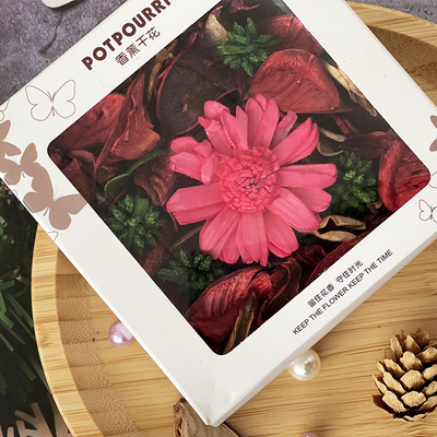 OEM thơm Rose Petal Potpourri Hoa khô 110g cho mùa xuân