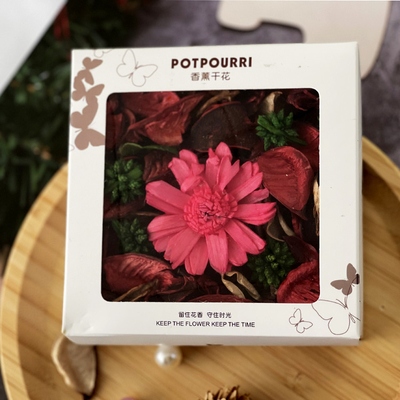OEM thơm Rose Petal Potpourri Hoa khô 110g cho mùa xuân