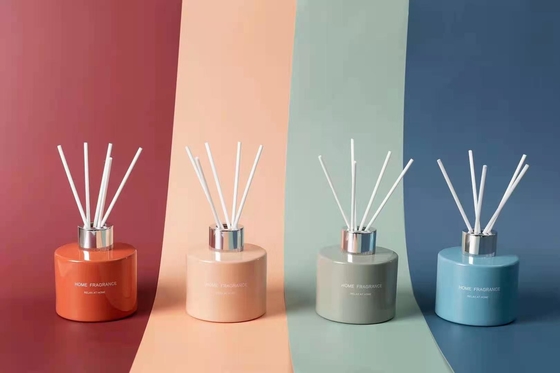 Bộ quà tặng đầy màu sắc Aroma Reed Diffuser 120ml Nước hoa sang trọng với hộp CMYK