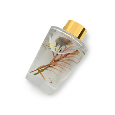 Hổ phách Patchouli Glass Reed Diffuser Bộ khuếch tán Mini Reed cho phòng tắm
