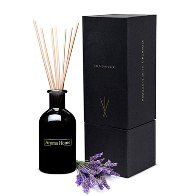 Bộ khuếch tán hương thơm gia đình màu đen cực lớn 120ml Máy khuếch tán hương hoa nhài Reed