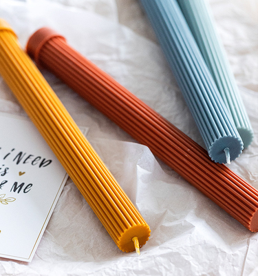 Sáp Parafin đầy màu sắc 60G Hương thơm tại nhà Bộ quà tặng Pillar Candle