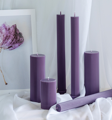 Sáp Parafin đầy màu sắc 60G Hương thơm tại nhà Bộ quà tặng Pillar Candle