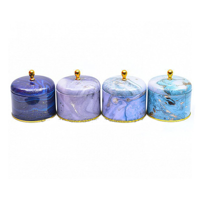 Sáp đậu nành thơm làm bằng tay Nến kim loại có thể thiếc 100ml 250ml