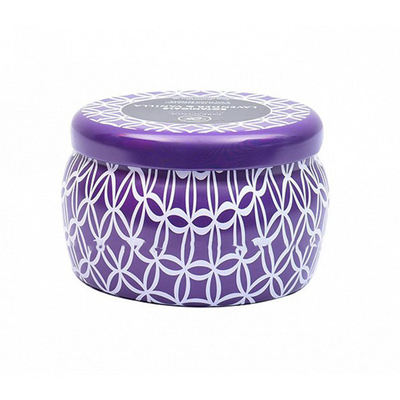 Nến nhôm thiếc nhỏ độc đáo có trang trí bằng đá 120g