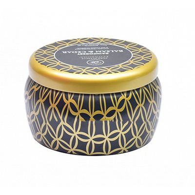 Nến nhôm thiếc nhỏ độc đáo có trang trí bằng đá 120g