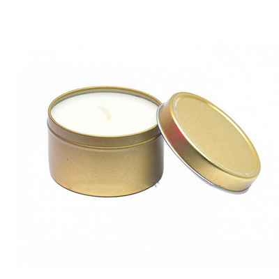 Vàng Sliver Thơm Đậu Nành Thiếc Có Thể Nến Với Số Lượng Lớn 5.5oz