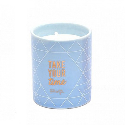 Sáp Đậu Nành Màu Hồng Xanh Nến Gốm Lớn Trong Nồi Gốm 16oz