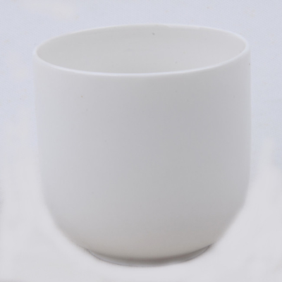 7oz Nồi đựng nến đậu nành bằng gốm sứ thơm tự nhiên màu trắng trơn 7oz cho giấc ngủ