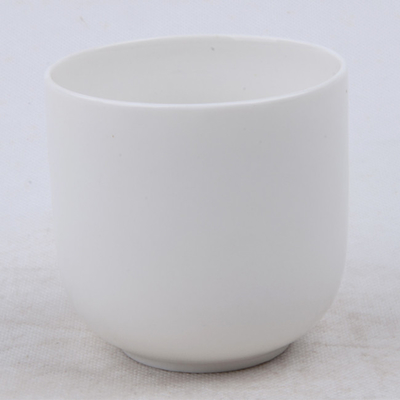 7oz Nồi đựng nến đậu nành bằng gốm sứ thơm tự nhiên màu trắng trơn 7oz cho giấc ngủ