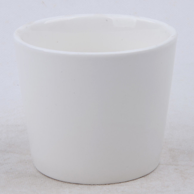 7oz Nồi đựng nến đậu nành bằng gốm sứ thơm tự nhiên màu trắng trơn 7oz cho giấc ngủ