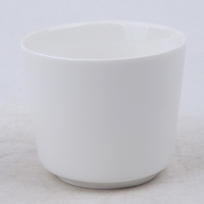 7oz Nồi đựng nến đậu nành bằng gốm sứ thơm tự nhiên màu trắng trơn 7oz cho giấc ngủ